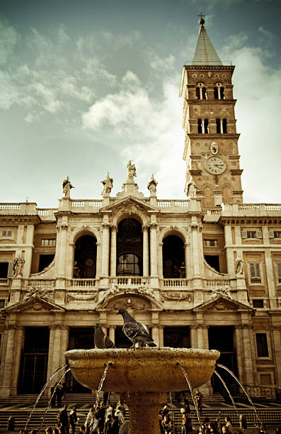 basilica di santa maria maggiore - it01 foto e immagini stock