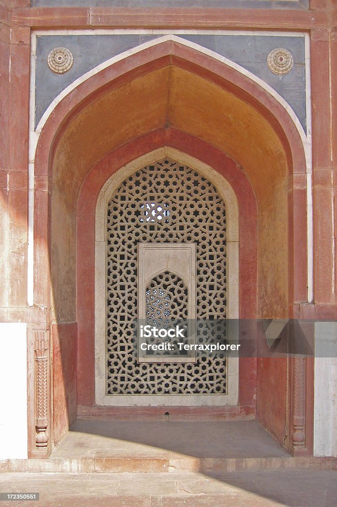 Декоративные Арка окна, Индия - Стоковые фото UNESCO - Organised Group роялти-фри