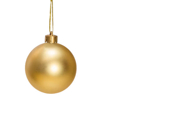 istock Golden Christmas Ball isolated 1723505919