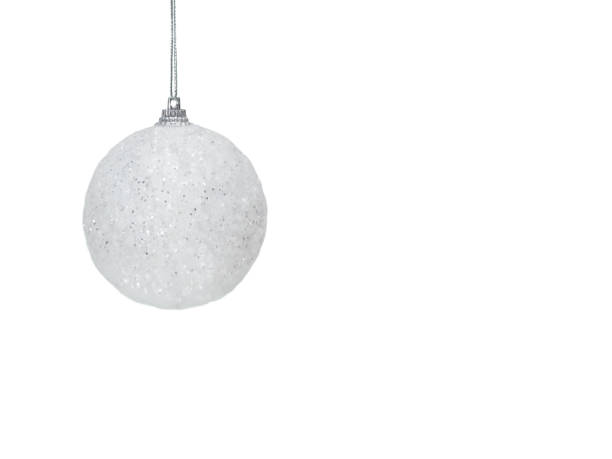 istock White Christmas Ball isolated 1723505927