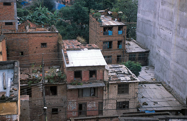 Stacked houses (Kathmandu, Nepal)