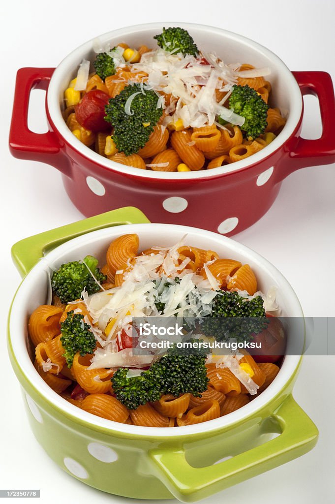 Pasta mit Broccoli - Lizenzfrei Basilikum Stock-Foto