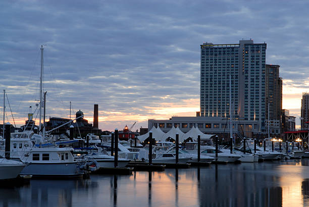 istock Inner Harbor of Baltimore at Sunrise 172350942