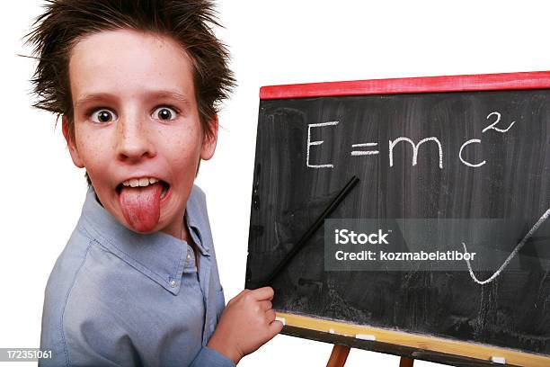 Маленький Einstein — стоковые фотографии и другие картинки E=mc2 - E=mc2, Беззаботный, Белый