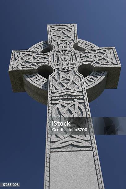 Celtic Cross Iii Stock Photo - Download Image Now - Blue, Catholicism, Celtic Cross
