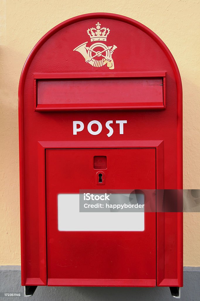 Dänische Briefkasten. - Lizenzfrei Briefkasten Stock-Foto