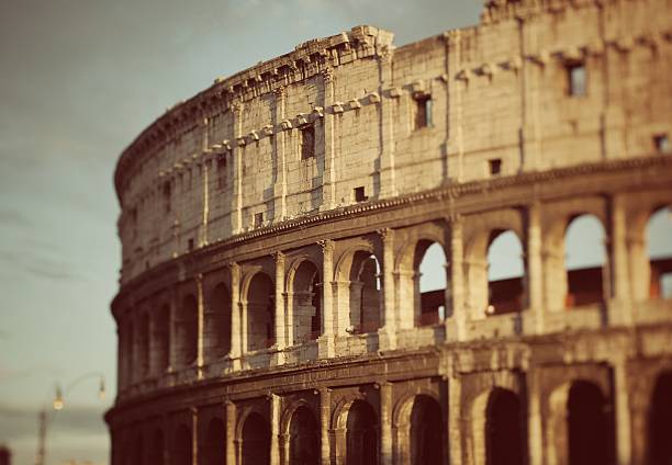 istock Colosseum of Rome through tilt shift lens 172351183