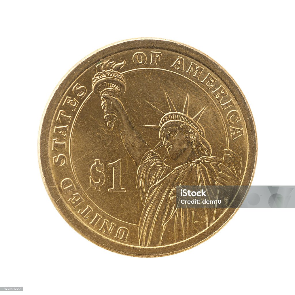 Noi monete - Foto stock royalty-free di Dorato - Colore descrittivo