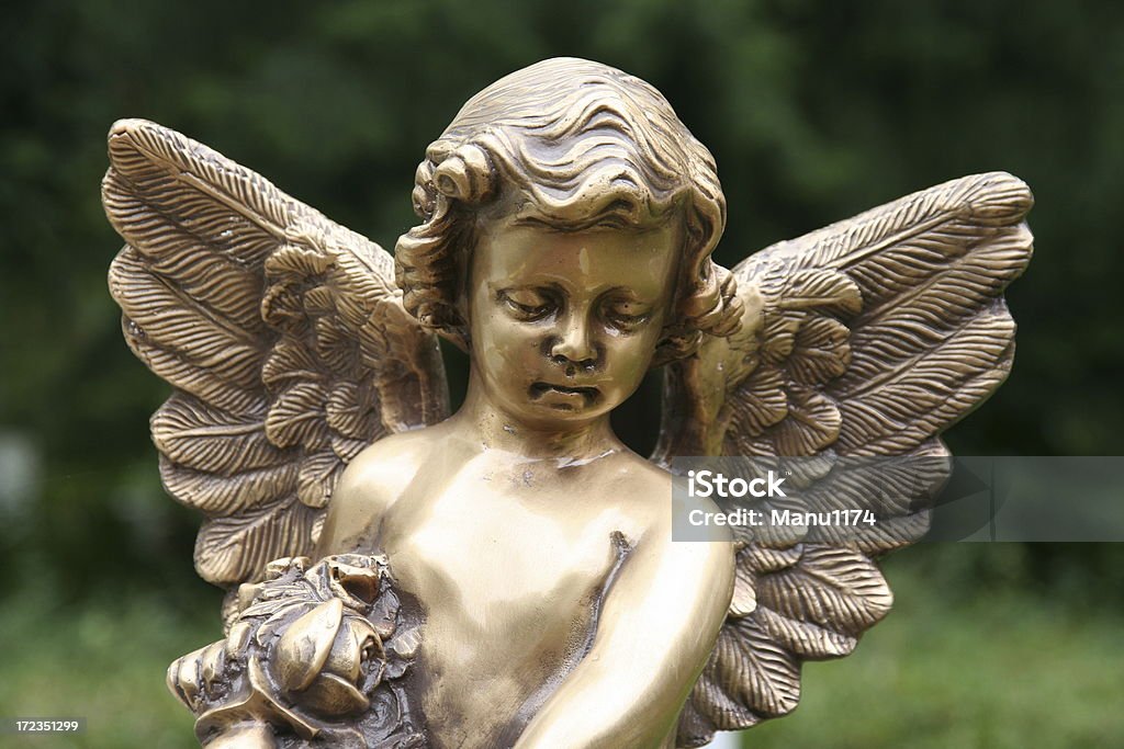 golden Anjo - Royalty-free Abaixo Foto de stock