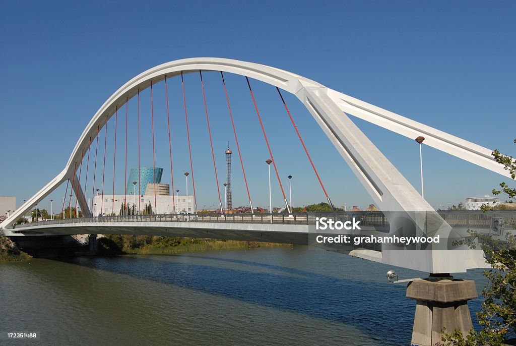Puente de la Barqueta - Foto de stock de Andaluzia royalty-free