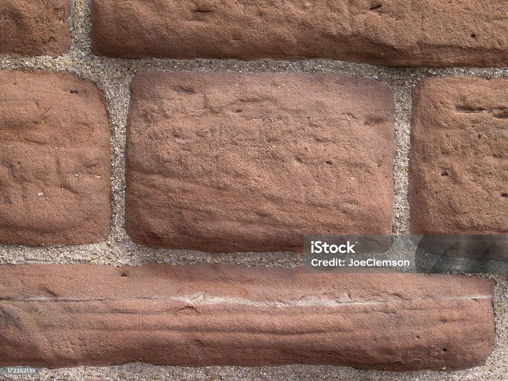 赤砂岩の壁 - セメントのロイヤリティフリーストックフォト