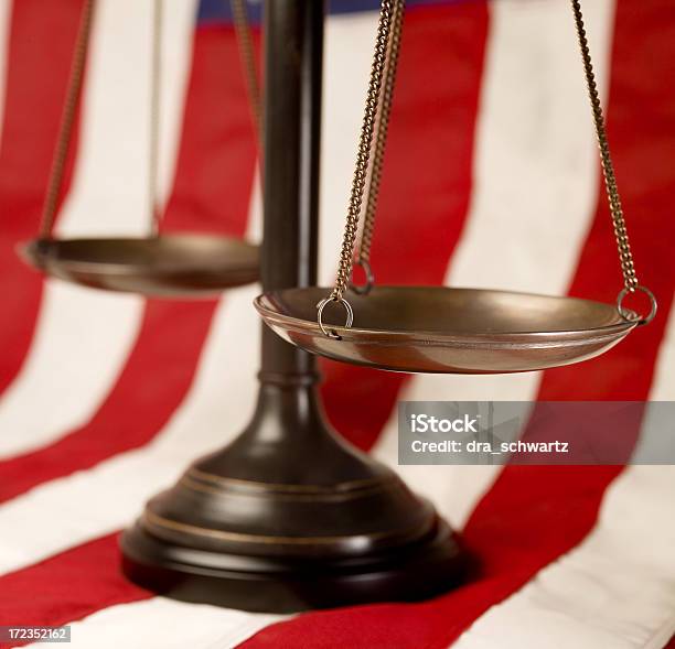 American De Justicia Foto de stock y más banco de imágenes de Autoridad - Autoridad, Bandera, Bandera estadounidense