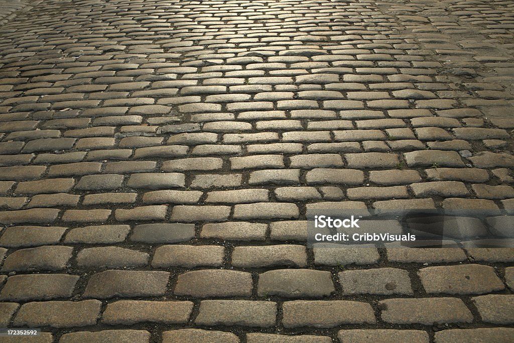 Brooklyn strada di ciottoli, asfalto - Foto stock royalty-free di A forma di blocco