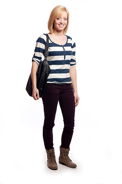 istock Young woman with bag 172352740
