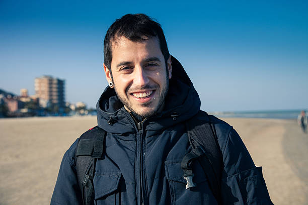 istock Happy young man smile on the beach 172352776