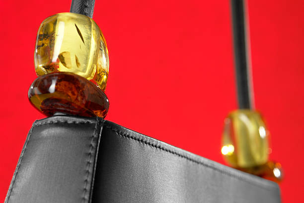 istock Elegance & Luxury handbag with big amber pieces 172353151