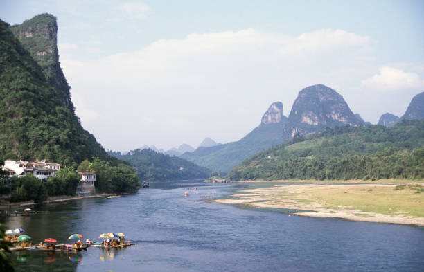 istock Boats in the Li River 172353219