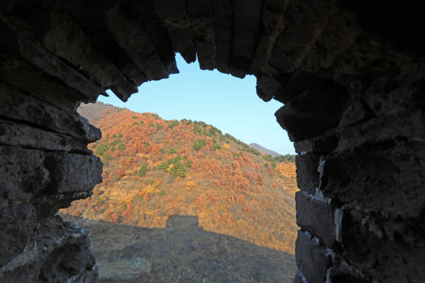 Qianxi County, Hebei Province, China - November 4, 2020: Architectural landscape of qingshanguan Great Wall