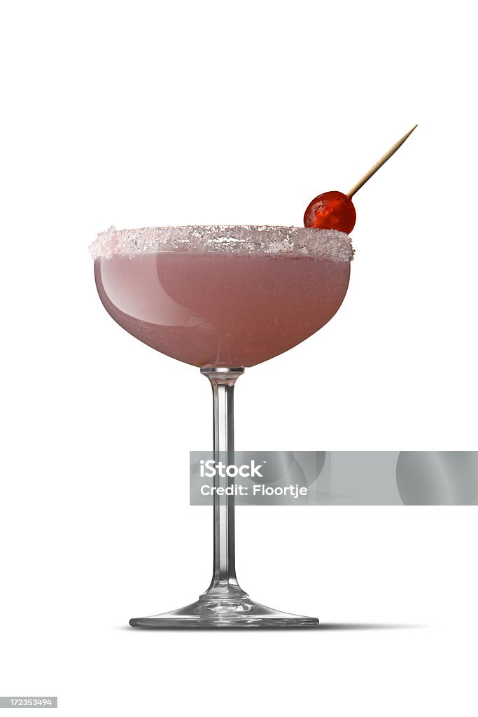 Cocktail isolato: Pink Lady - Foto stock royalty-free di Cocktail