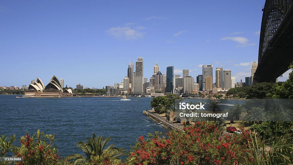 Panorama de la ville de Sydney - Photo de Opéra - Établissement de loisirs et divertissements libre de droits