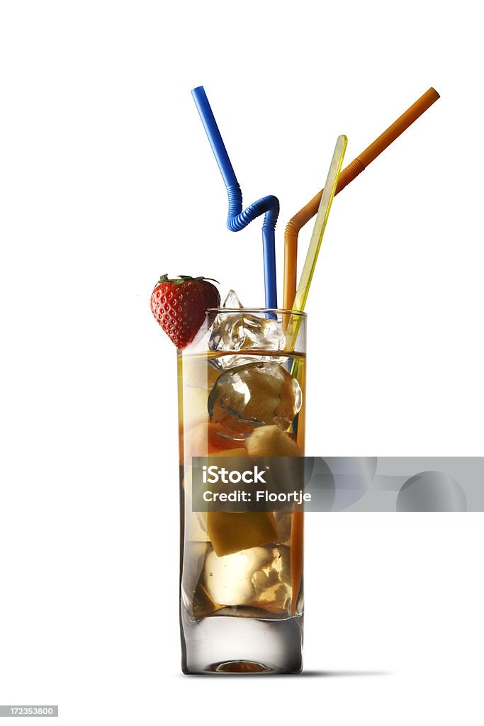 Cocktail isolato: Gin Dolce alla frutta - Foto stock royalty-free di Acqua tonica