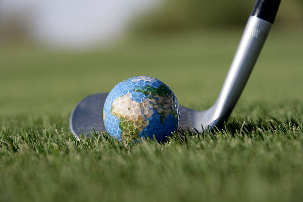 istock World Golf Ball and Wedge 172354184