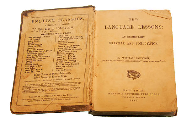 istock New Language Lessons? 1886 English Book 172354187