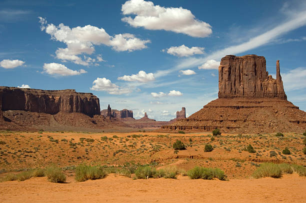 monument valley navajo national park city, utah, usa - navajo national monument stock-fotos und bilder