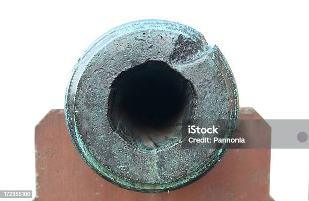 Barrel Of A Cannon Stock Photo - Download Image Now - Aggression, Architectural Feature, Brass