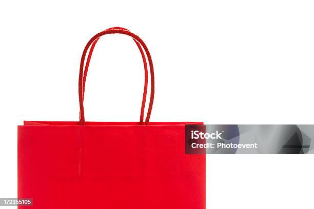 Shoppingbag Rojo Foto de stock y más banco de imágenes de Bolsa - Objeto fabricado - Bolsa - Objeto fabricado, Bolsa de la compra, Bolsa de papel