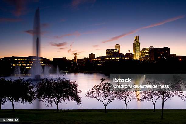 Downtown Park - Fotografie stock e altre immagini di Omaha - Omaha, Nebraska, Città