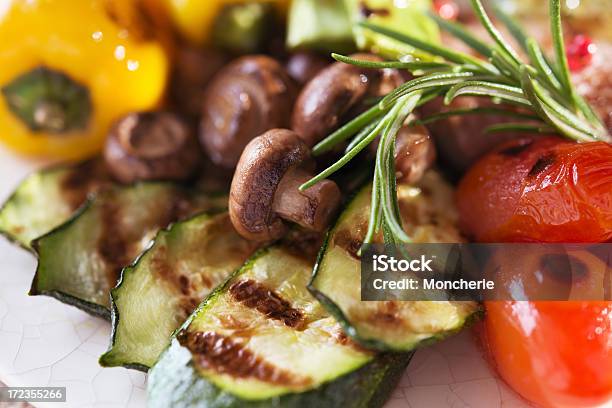 Grilled Vegetables Stock Photo - Download Image Now - Barbecue - Meal, Bean, Cooking