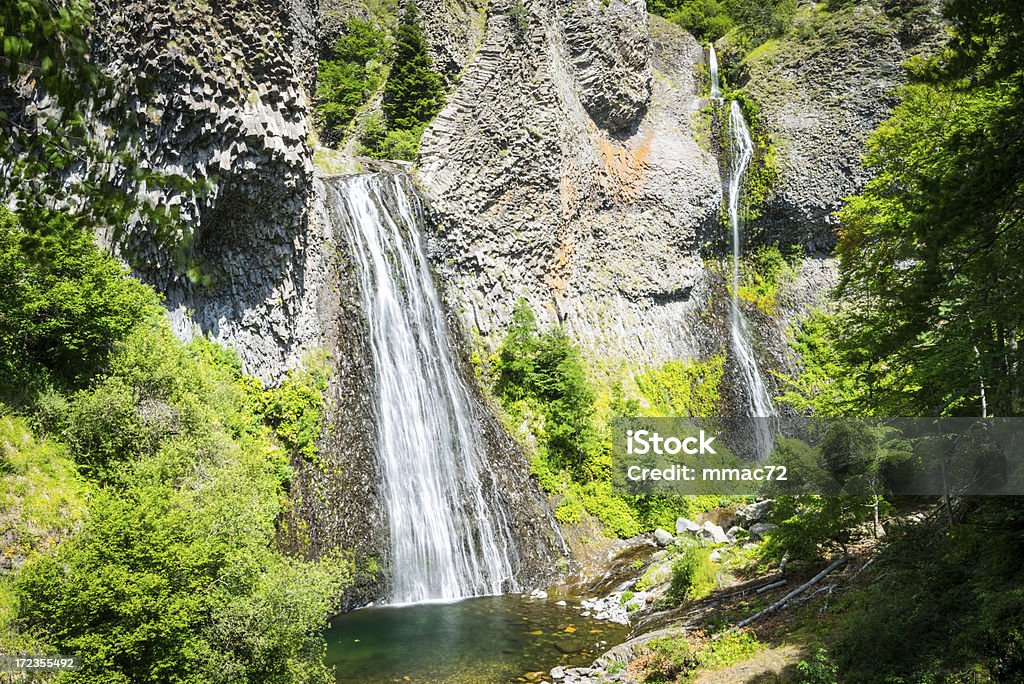 Cascata del Ray Pic, Ardèche, Francia - Foto stock royalty-free di Ardèche