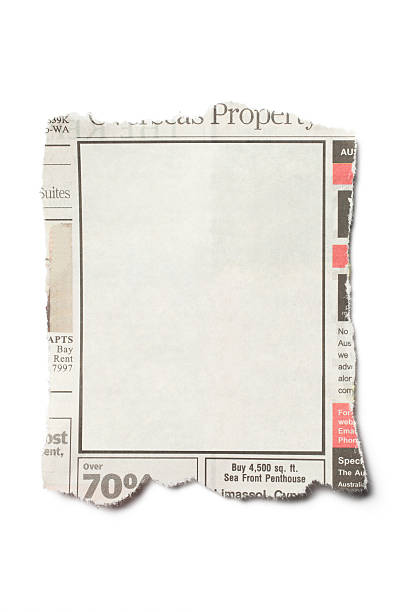 istock Torn Piece of Newpaper 172355915