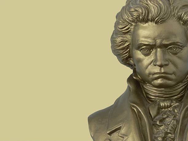 Beethoven Composer bust This photo is of a statue of Ludwig Van Beethoven.  The original statue is Photographed by permission from Alfred Publishing Co. Inc. Copyright 1968 Belwin Inc. for Stock Photography Purposes.  More of this statue. ludwig van beethoven photos stock pictures, royalty-free photos & images