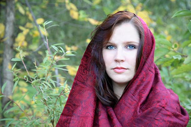 istock Young Woman with Shawl 1 172356026
