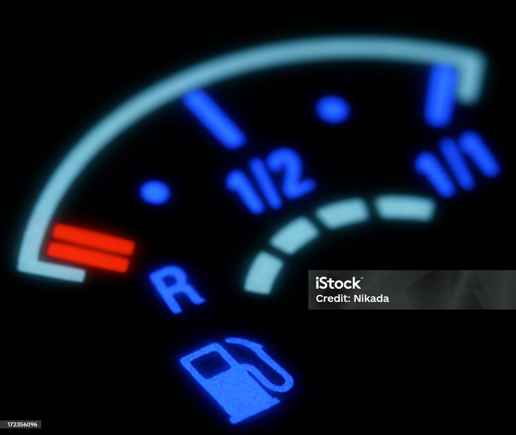 Fuel gauge Car Stock Photo