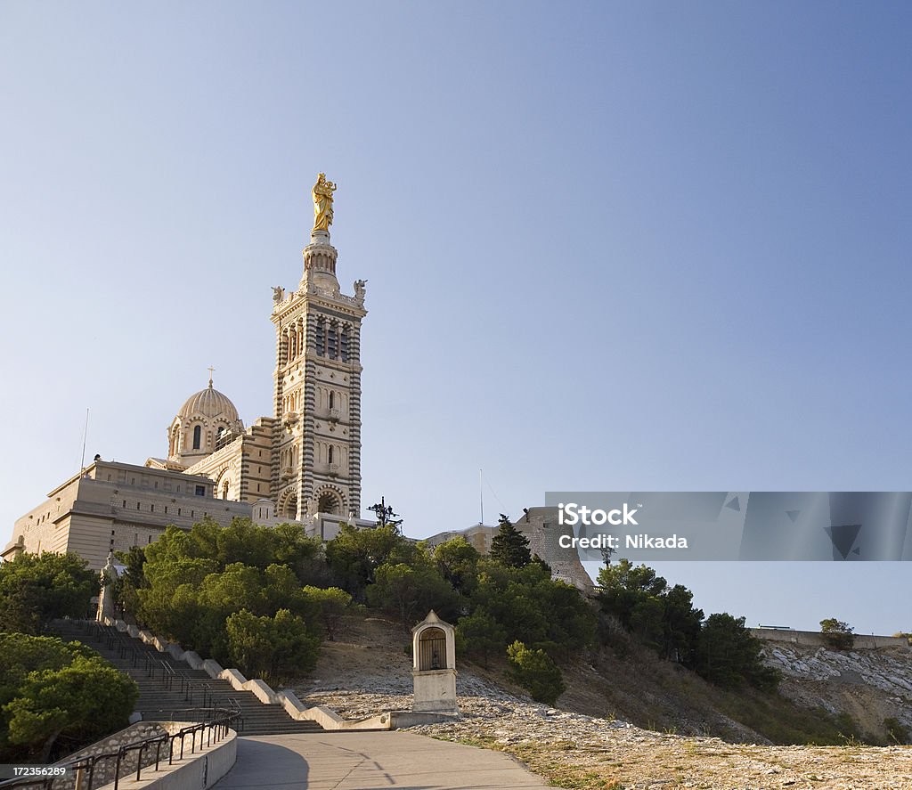 Notre Dame de la Garde, Marsylia - Zbiór zdjęć royalty-free (Marsylia)