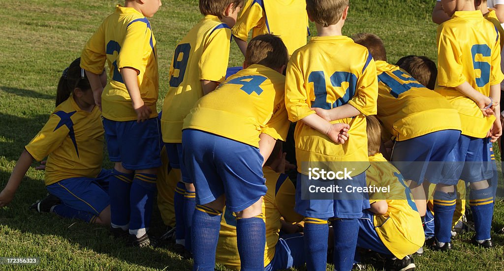 junior time de futebol - Foto de stock de 8-9 Anos royalty-free