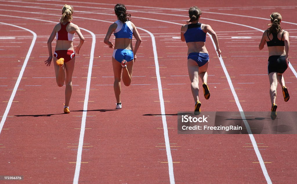 100 meter Lauf - Lizenzfrei Leichtathletik-Weltmeisterschaft Stock-Foto