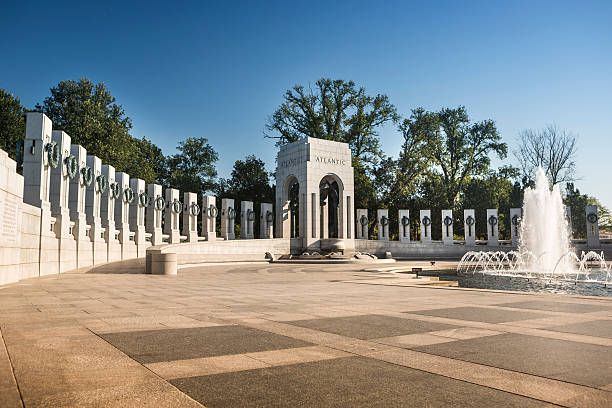istock WW II Memorial fountain Washington D.C. 172356449