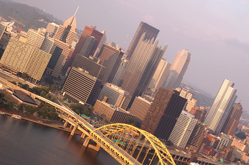 Magnificent view of Pittsburgh, Pennsylvania, USA