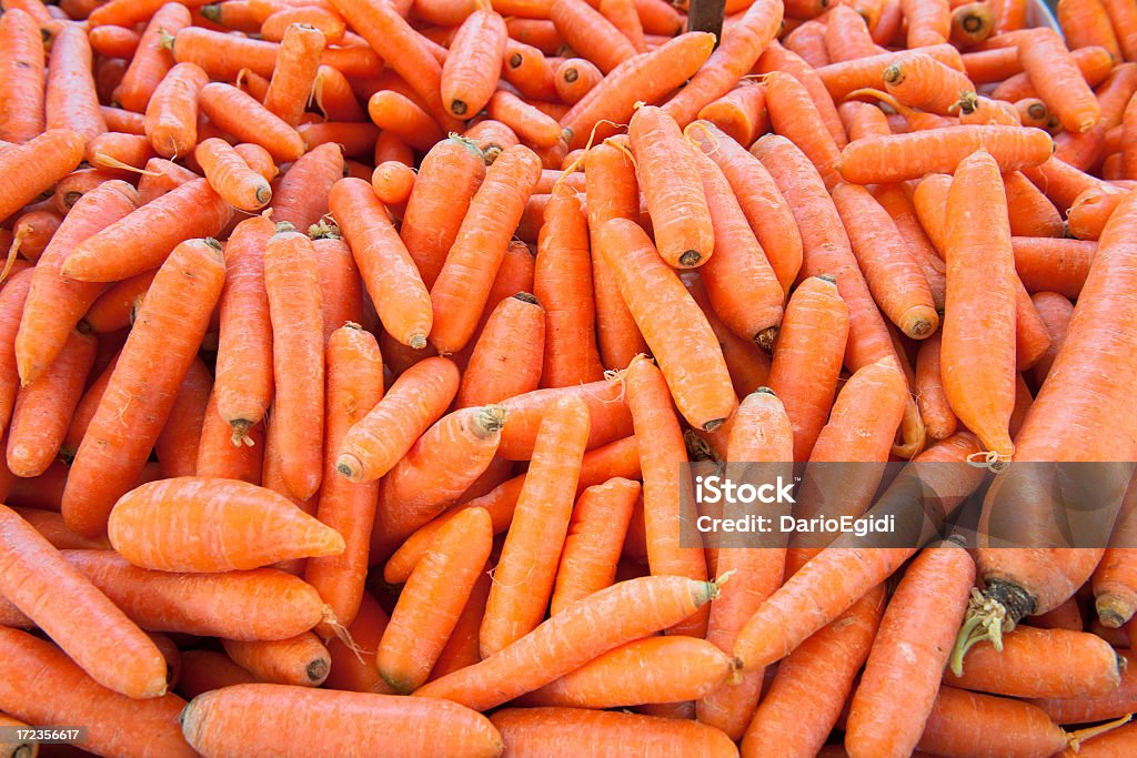 Cibo verdure carota - Foto stock royalty-free di Arancione