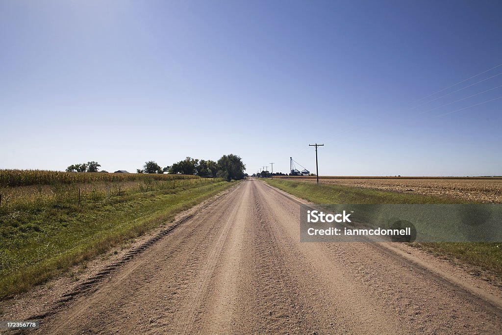 country road - Lizenzfrei Feld Stock-Foto