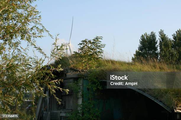 Green Living Stock Photo - Download Image Now - Wind Turbine, Woodland, Barn