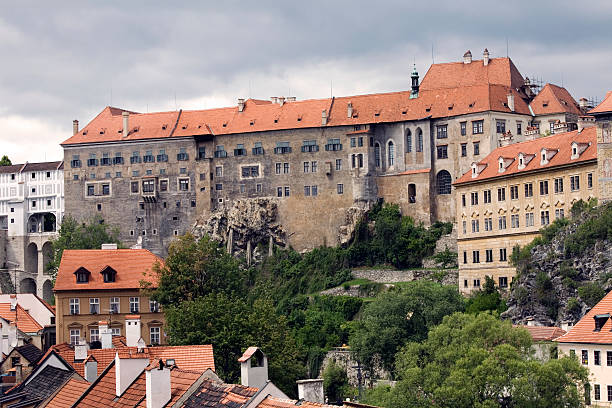 istock Ancient Castle in Village  Cesky Krumlov Czech Republic 172356960