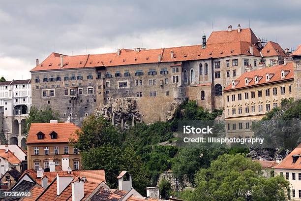 Ancient Castle In Village Cesky Krumlov Czech Republic Stock Photo - Download Image Now