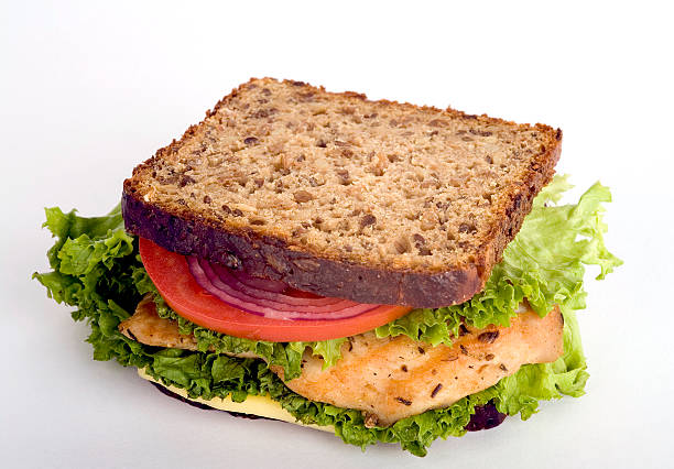 Sandwish with Swiss Cheese and Chicken