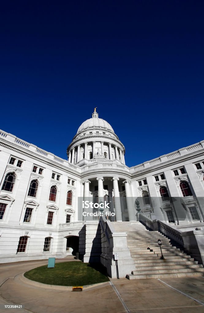 Capitolio del Estado de Wisconsin - Foto de stock de Arquitectura libre de derechos