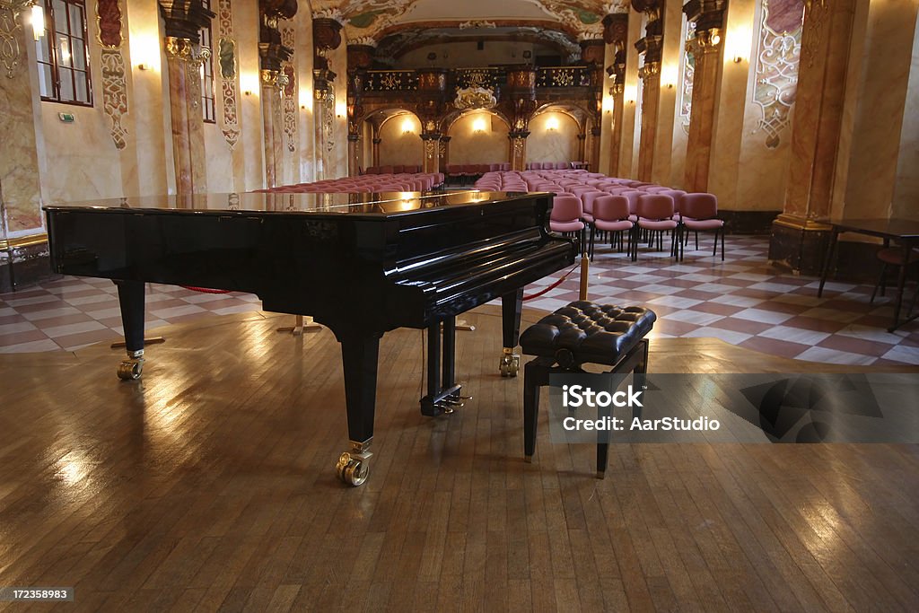 Barocke concert hall - Lizenzfrei Konzerthaus Stock-Foto